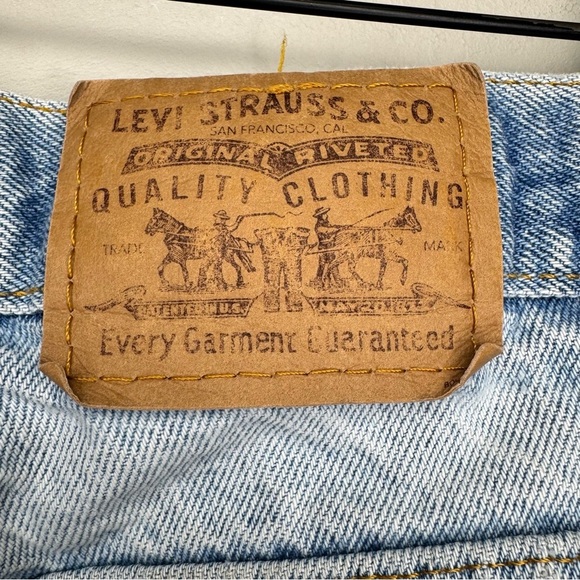 Y2K Vintage Levi's Orange Tab High Rise Jeans Size 36 100% Cotton - Picture 9 of 16